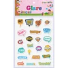 Colorful Glare Messages Print Sticker