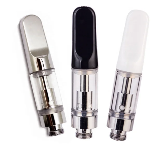 

1 ml 0.5 gram empty vape cartridge ceramic atomizer oil tank cbd vape cartridge