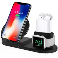 

3in1 Wireless Charging Dock Fast Wireless Charger for Mobile Phone, Smartwatch and Earbuds