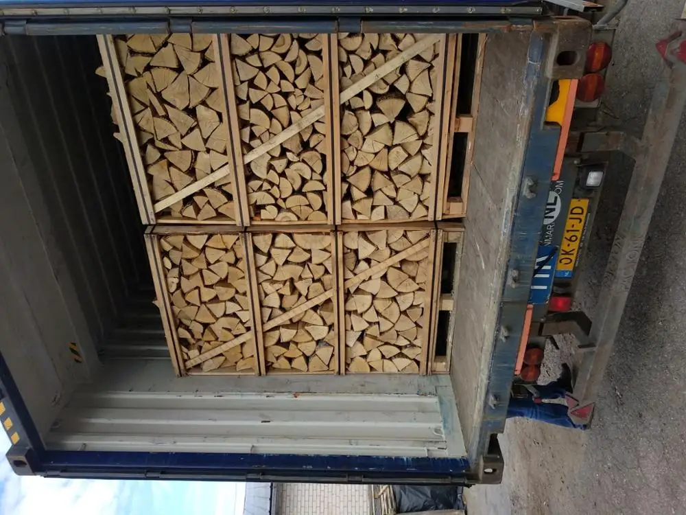 
Kiln dried ash firewood big crates 