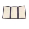 A4 Restaurant Menu Covers / 3 Pages Leather Food Menu Folders / Transparent Leather Menu Covers
