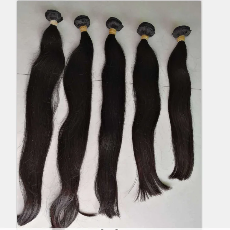 

raw virgin weft human hair make by raw unprocessed hair can be light color