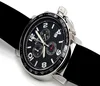 rubber band chronograph watch