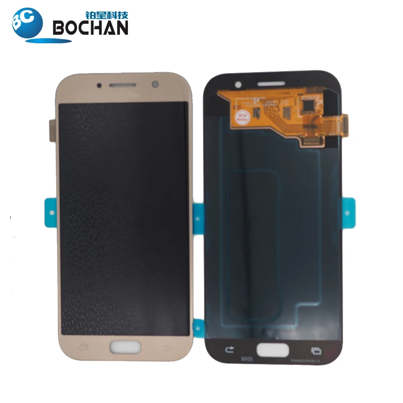 

Replacement LCD Assembly For samsung galaxy A5 2017 A520 repair parts, White & black & other colors