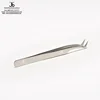 Eyelash Extension Tweezers L Type Volume Narrow Handle 12 cm Mirror Finish Tail View