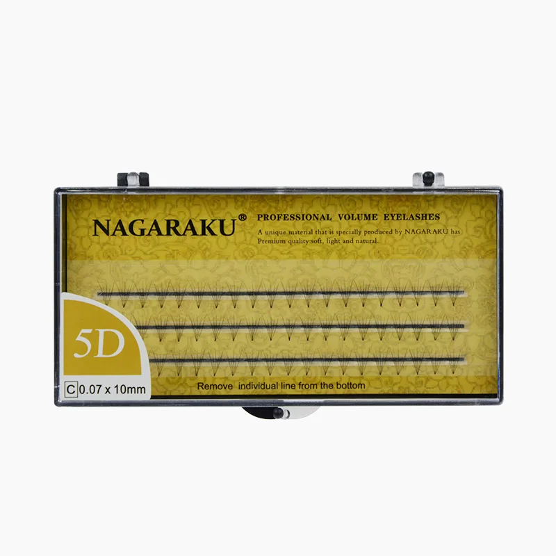 

NAGARAKU wholesale 5D eyelash extension individual eyelash extension silk lashes eyalash extension private label lashes, Black