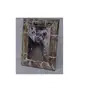 shabby chic Wooden Photo Frame half round and white distressed finish available in other colours and shades