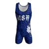 Top Quality Sublimation Custom Wrestling Singlets Polyester