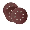 5 Inch 8 Holes Abrasive sanding disc Aluminum Oxide grit 100 for Building template cleaning