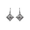 Natural White Topaz Gemstone Earrings With Handmade Fine Silver Jewelry