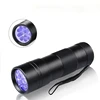 UV Blacklight Flashlights Detector for Petsuv lamp money detector Handle12 LED UV flashlight