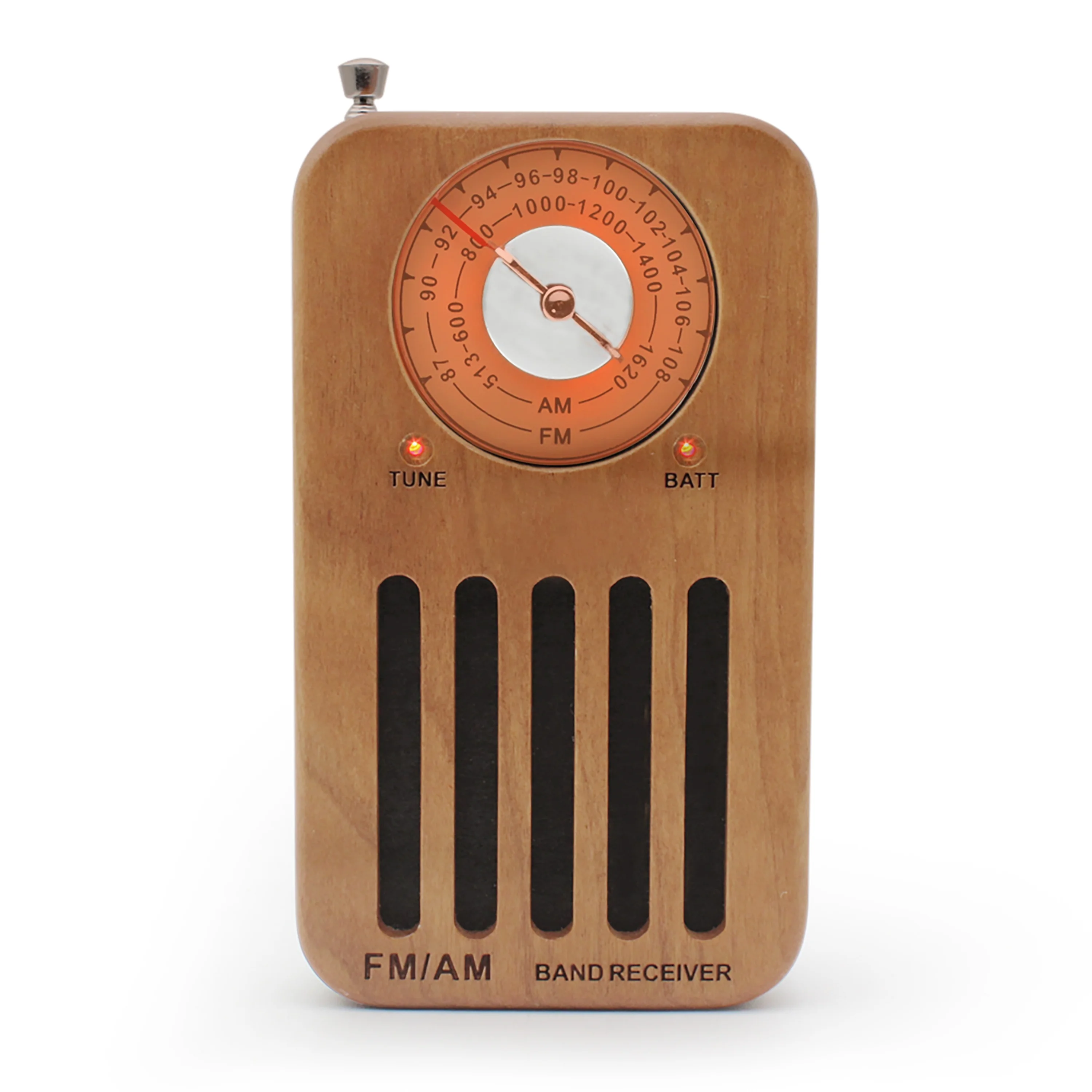 

2019 amazon portable vintage mini walnut am fm radio with earphone