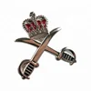 Custom Logo Katana Sword Metal Hard Enamel Pins
