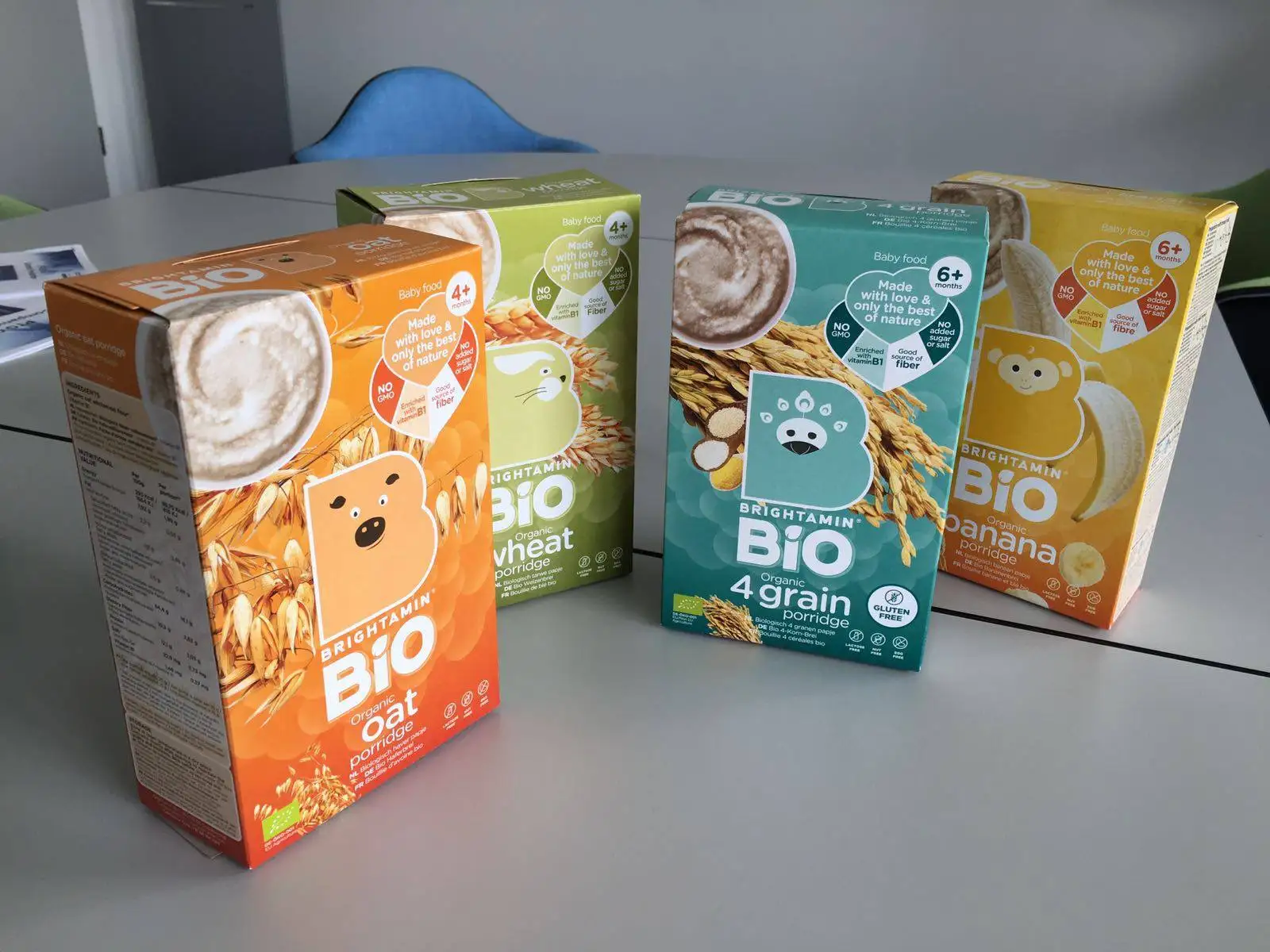 
Brightamin Bio Organic Oat Porridge (ready to mix with water or milk) 