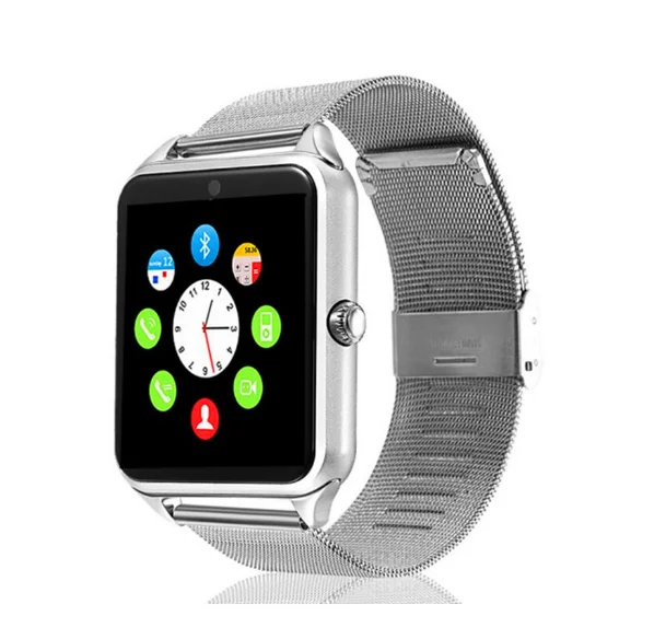 

2019 Z60 Smart Watch Men With Phone Call 2G GSM SIM TF Card Camera Smartwatch for Android and for phones wristwatches