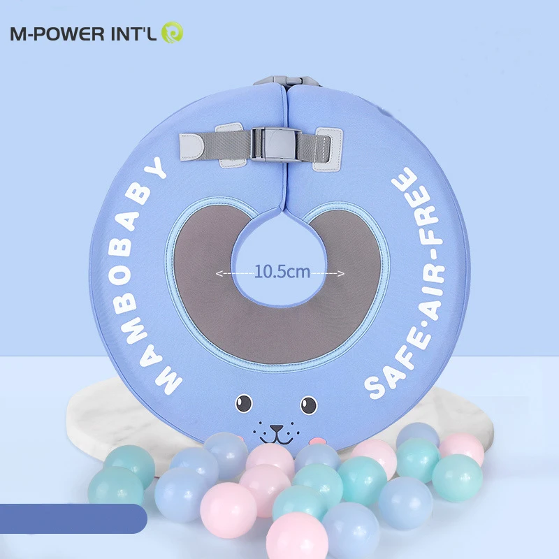 

Safety swim non-inflatable baby swimming neck float ring for newborn infant Baby Spa, Green, blue, pink