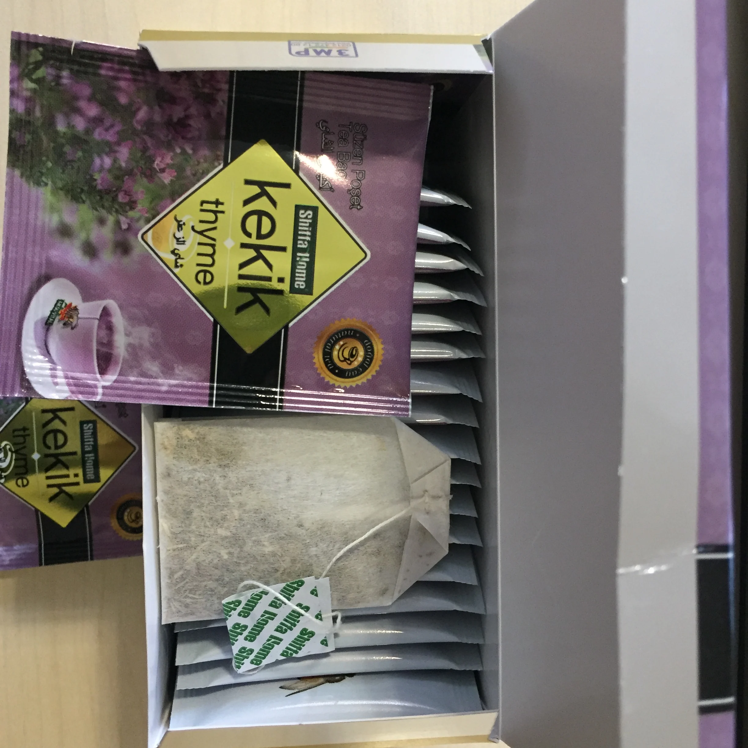 Thyme Tea Medicinal Functional Herbal Teas Single Use Teabag Pack