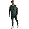 custom mens tech fleece tracksuit fitness clothes