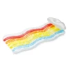 Swimming flash pool mattress Inflatable Glitter Rainbow Pool Float