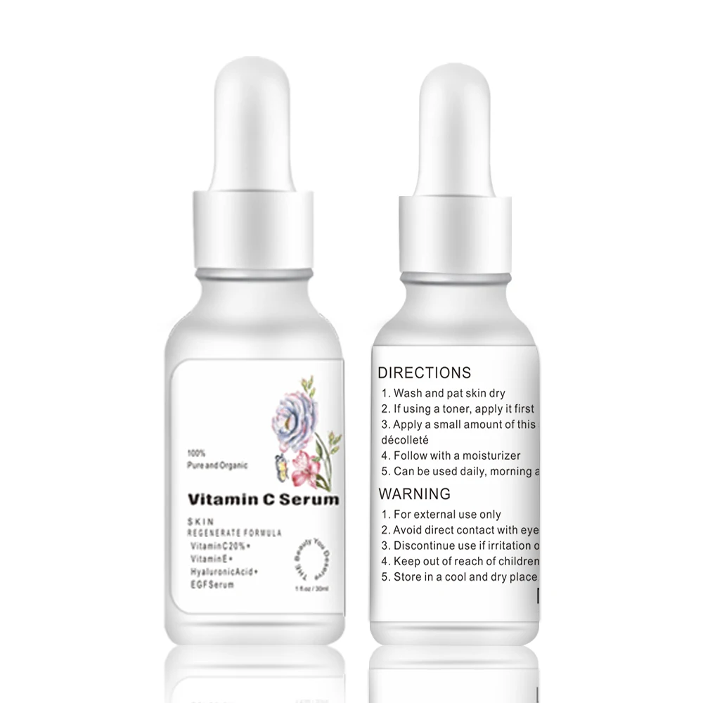 

OEM Vitamin C Serum for Face, Topical Facial Serum with Hyaluronic Acid, N/a