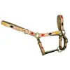 Fancy Padded leather Halter with Brass fittings new designs