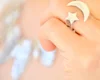 Crescent Stars Turkish Flag New Moon Space Ring