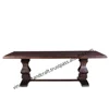 Vintage Industrial style Dining Table French County Solid Wood Farm Dining Table Jodhpur Style Wooden Trestle Dining Table