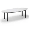 High Quality Square To Round Table Top oval marble coffee table top for hotel