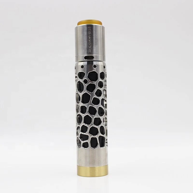 

Dkktech Kennedy Avengers hollow Style 18650/20700/21700 Mechanical Mod with copper contact, Ss/brass/copper/black