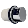 Compact Furniture Socket 3 x 16 A , 2 x USB 2.4 A, cable 3 x 1.5 mm2 (horizontal) Electrical Equipment Plugs and Sockets