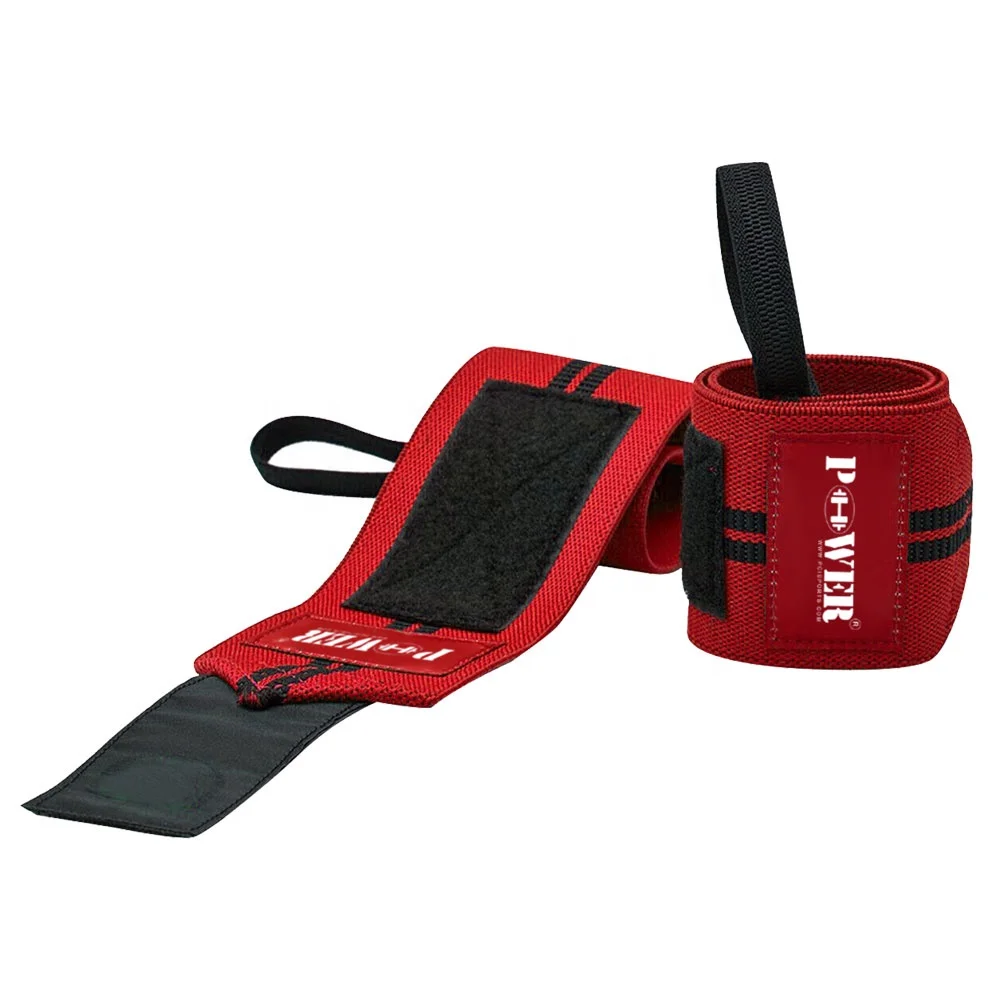
Customized Logo Weight Lifting Straps Wrist Wraps For Gym Fitness Training 