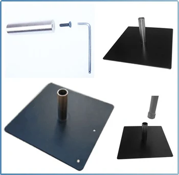 18 X 18 X 3 16 Base Plate Railing Base Plate For Pipe And Drape