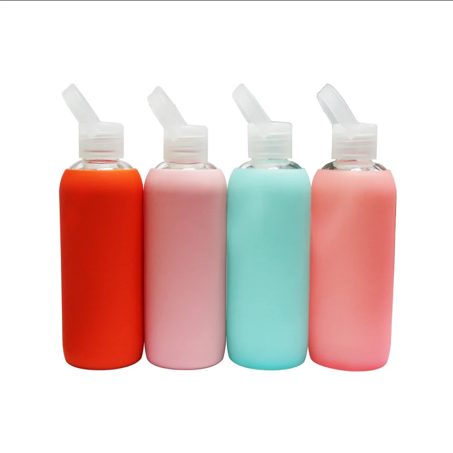 

OEM glass bottle silicone sleeve water bottle sleeves protective sleeves for glass bottle