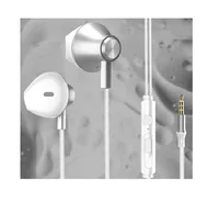 

6D Surround Sound With Microphone 3.5 mm Metal Wired Earphones For Mobile Phones