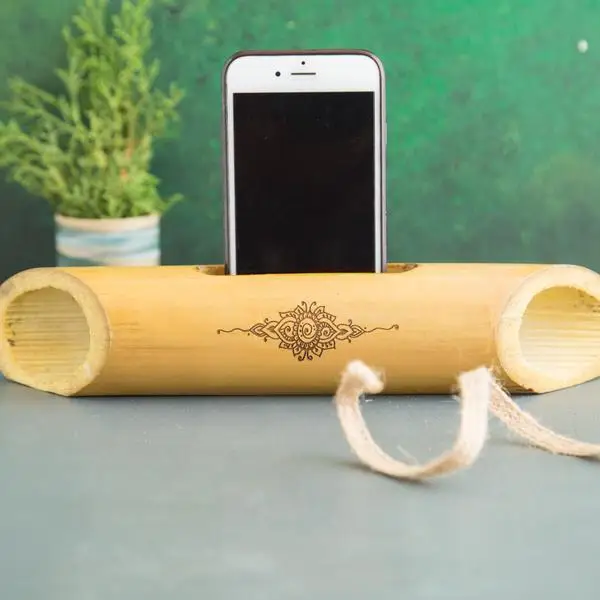 Bamboo Phone Speaker Or Amplifiers 