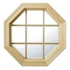 Best selling aluminum alloy great wood color unique fixed window