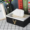 Fancy Decorative Refillable Wooden Tissue Box Holder