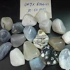 miracle agate natural onyx stone / natural beauty onyx stone / white onyx tumbled polished pebbles