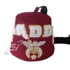 Shiner Fez four row- Masonic 4th row rain stone fez