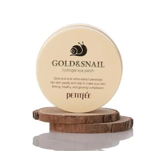 

Korea Cosmetic OEM PETITFEE - Gold & Snail Hydrogel Facial Eye Patch 60pcs
