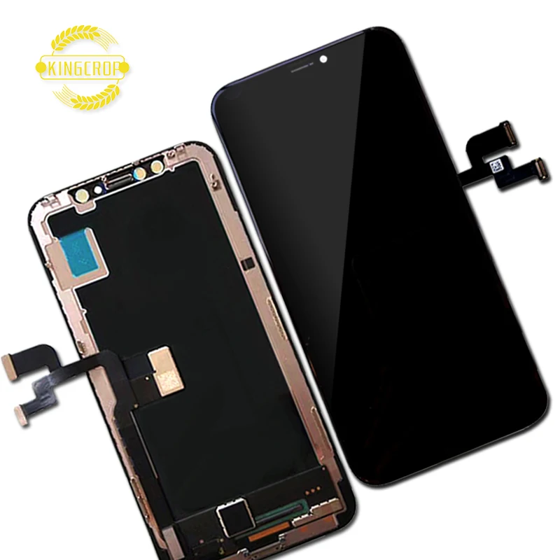 KingCrop Oled mobile phone lcds for iphone x Lcd Display Touch Screen Digitizer Assembly For apple iphone x lcd screen