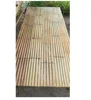 Carbonized Bamboo Flat Plank Slats Wall Fence Tiki Bar Roof
