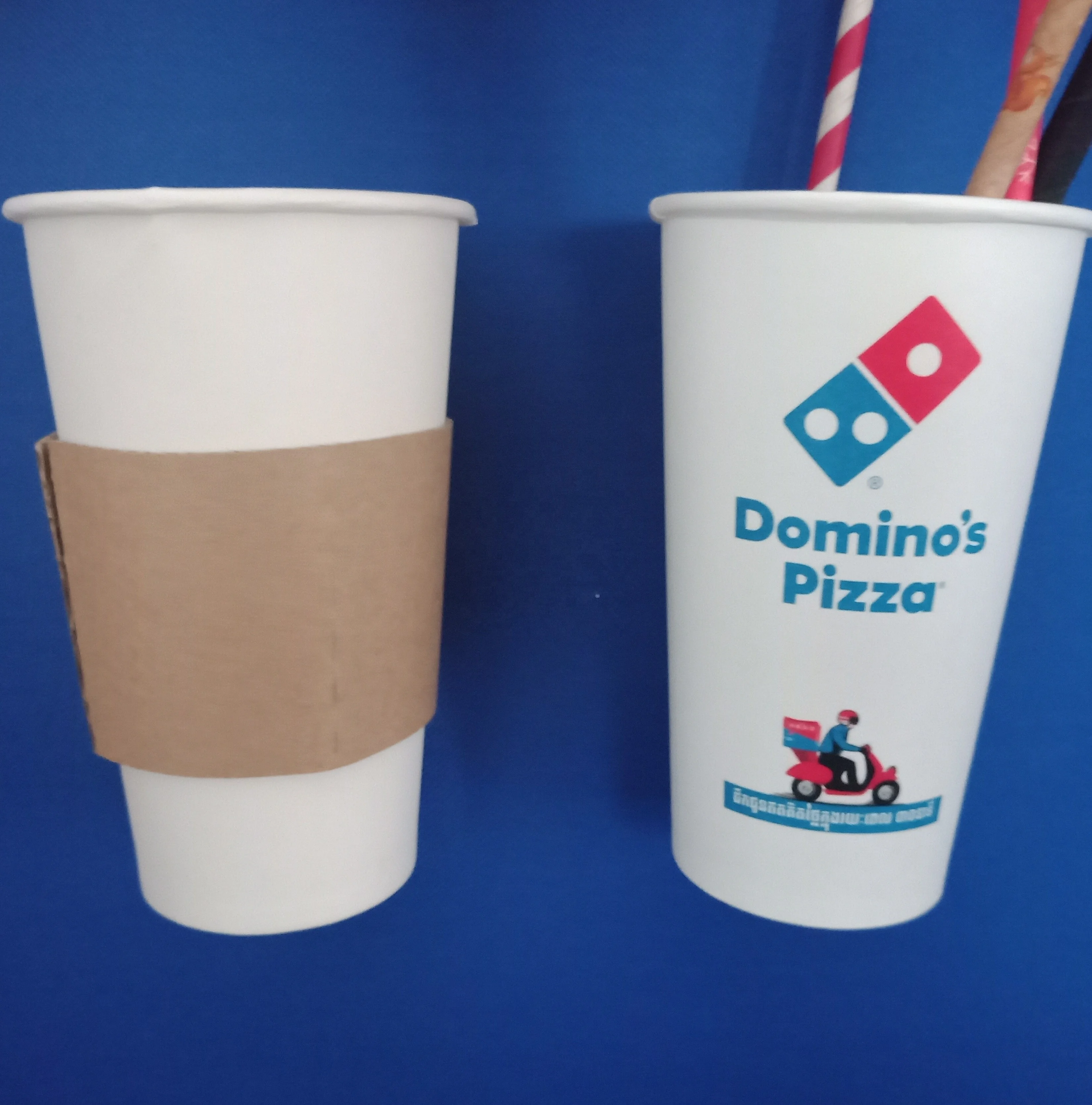 
Vietnam Paper single wall cup with sleeves 