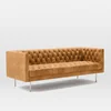 Hot sale modern living room furniture sofa with metal new design 2019