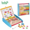 Multi-Functional Cartoon Computing Frame Magnetic double-sided drawing board Mathematics Counting Toys for Kids Toddlers
