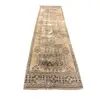 Decorative Turkish Floor Runner Rug, Hand Knotted Rug, Turkish Handmade Rustic Runner Rug, 11'.9" x 2'.9" feet 362 x 89 cm