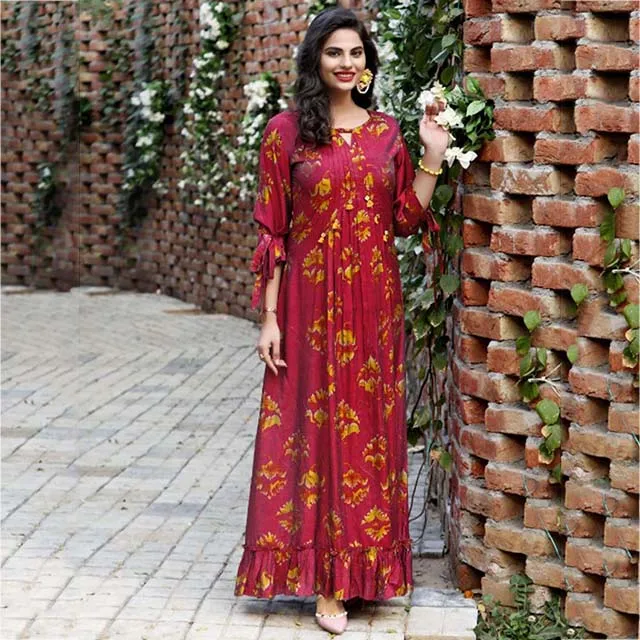 kurti gown style