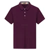 Promotional custom CVC Polo T Shirt With Button Design from Vietnam by HATHANH UNIFORM