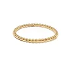 Minimalist 1.3mm bead finger gold ring designs for boys and girls
