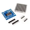 Taidacent DIY Kits Single Chip Microcomputer Control Common Cathode 7 Segment Display 8x8 LED Dot Matrix Max7219 LED Driver